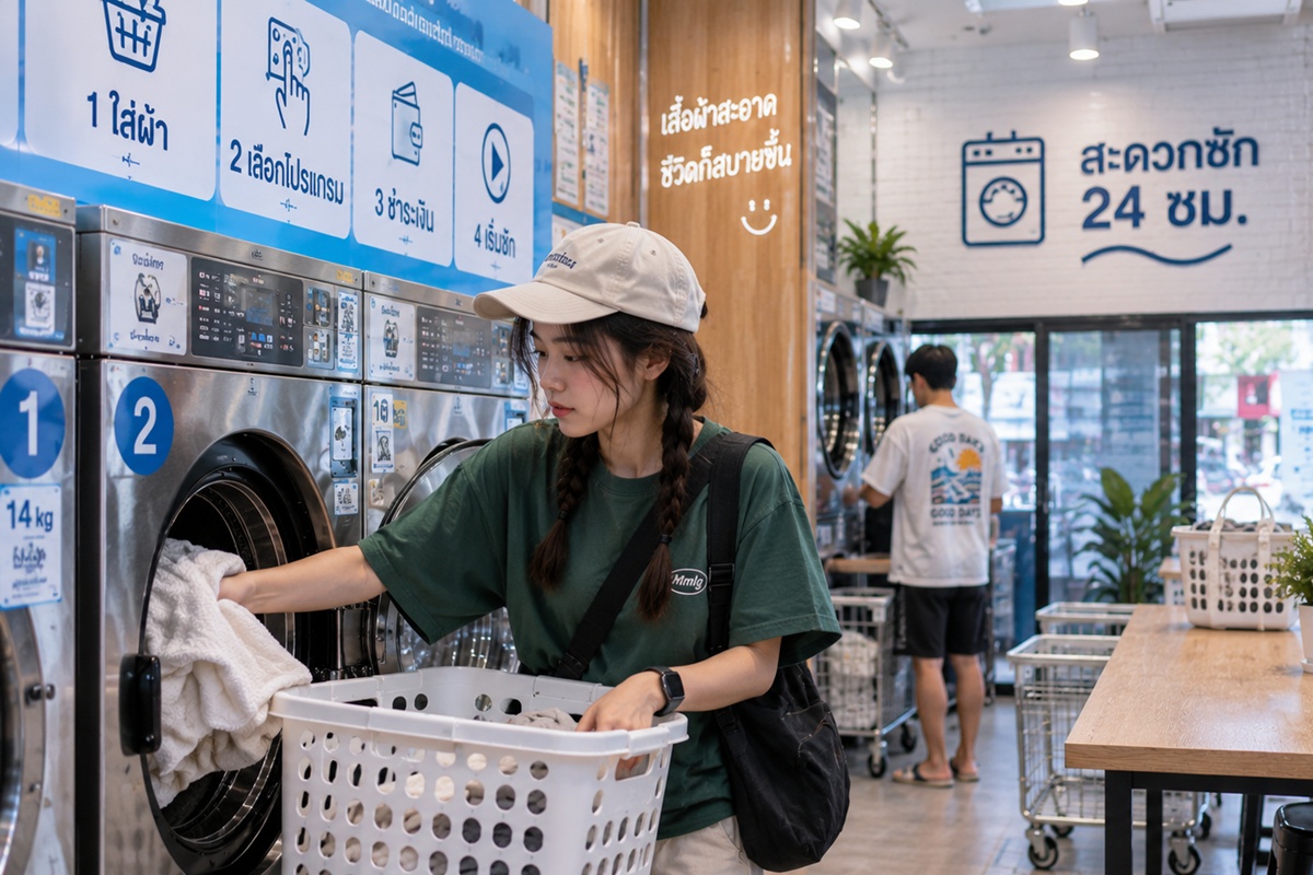 ธุรกิจร้านสะดวกซัก